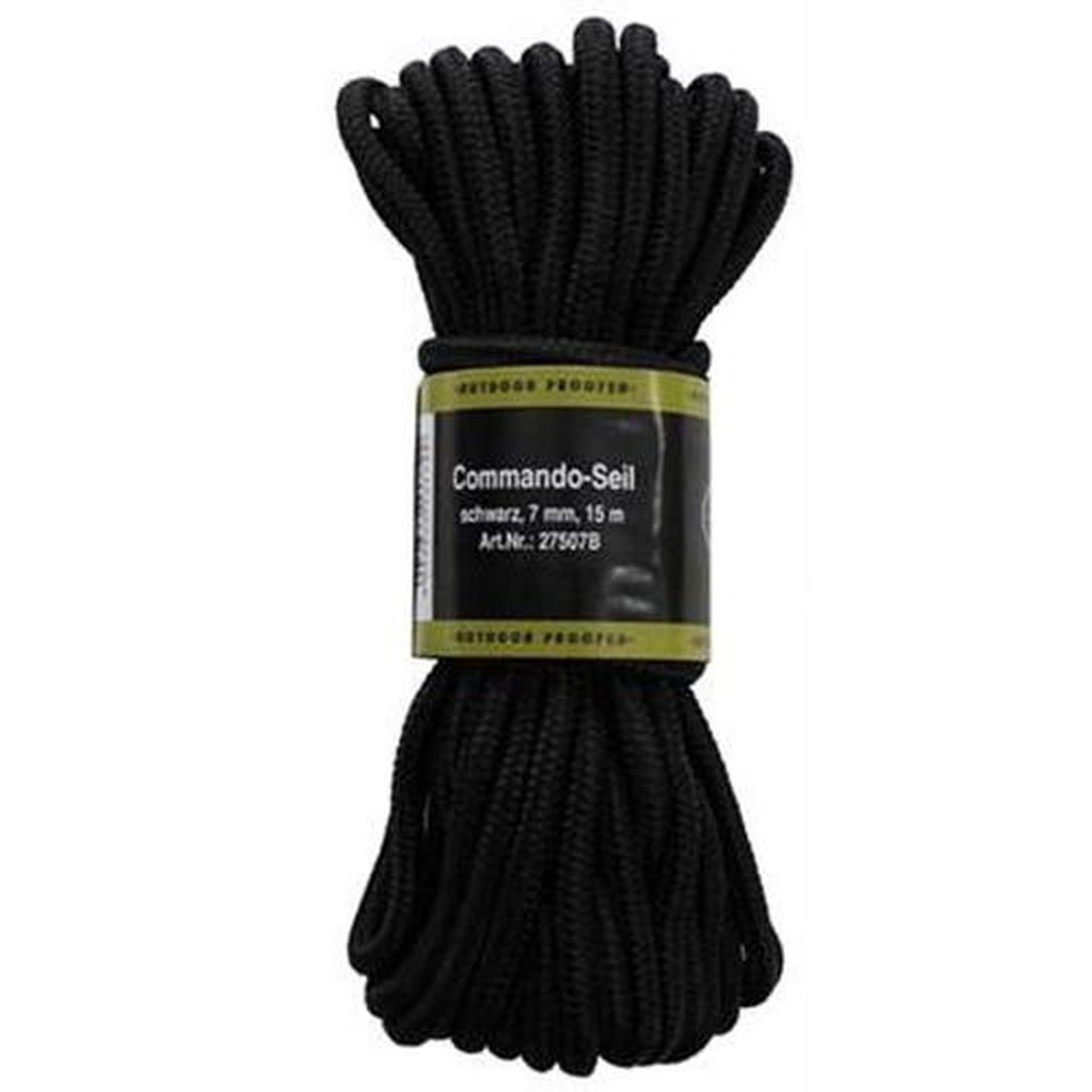 Leine, Seil, Strick Durchmesser 5mm Länge: 15m schwarz