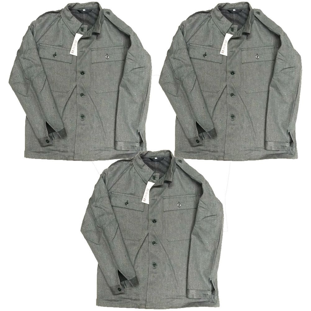 3er Pack Schweizer Armee Arbeitsjacke Tenue Blau Jacke Größe 52