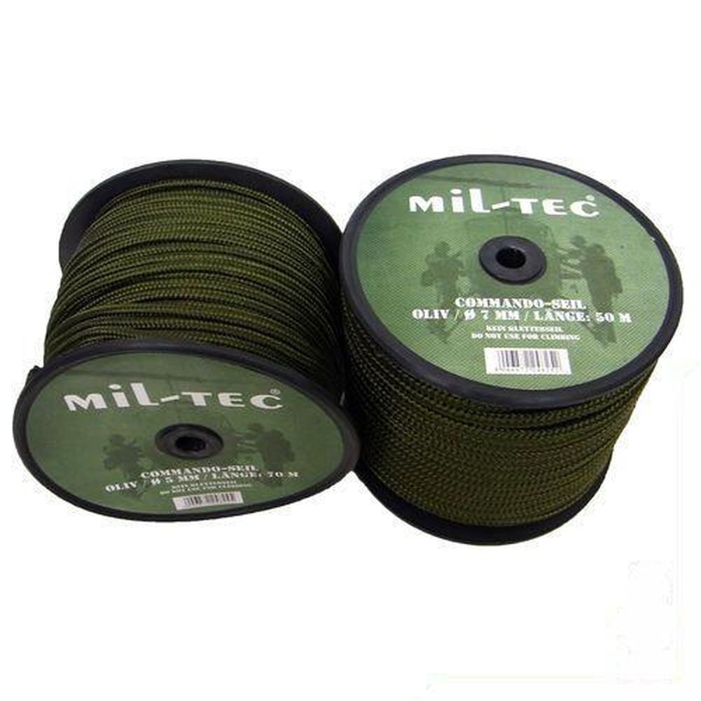 SEIL auf ROLLE 7mm/ 50m OLIV