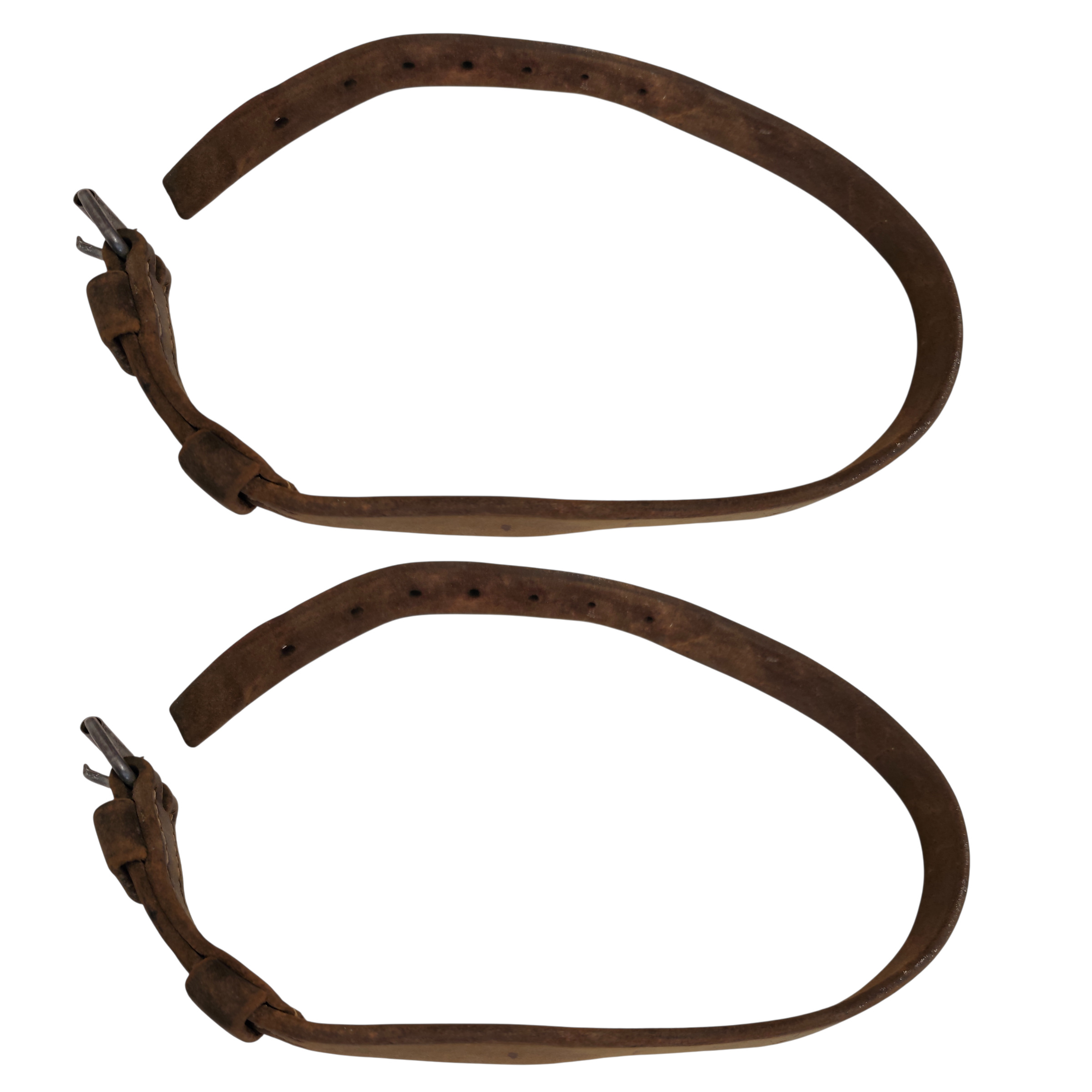 2x Schweizer Lederriemen Pferderiemen dickes Leder 70cm