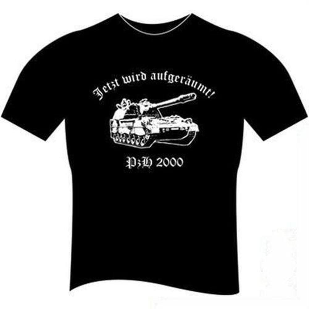 T-Shirt PzH 2000 Haubitze Bundeswehr Panzer Gr. S