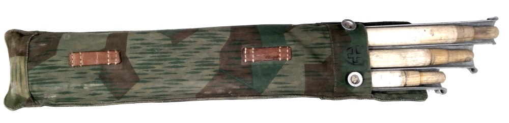 Schweizer Armee Typ WH Zeltbesteck Zeltzubehör Tasche Splintertarn