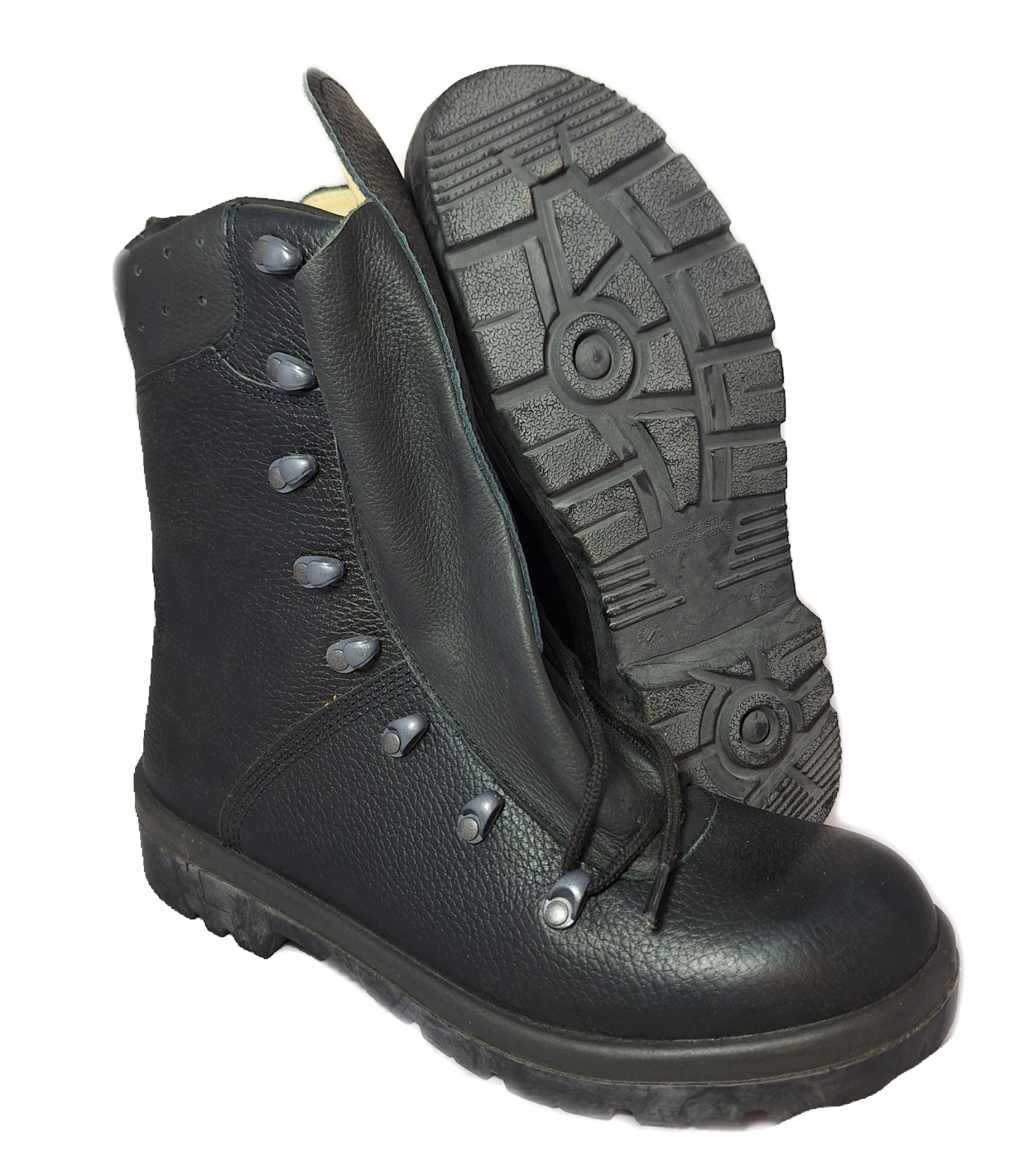 ~149 Kampfstiefel Original Bundeswehr BW Gr. 43 Stiefel Herren Leder Militär