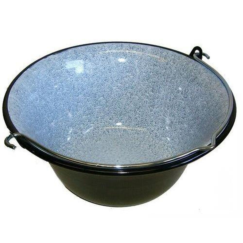 NEU: 10 L Ungarischer Gulaschkessel Emaille 10 Liter