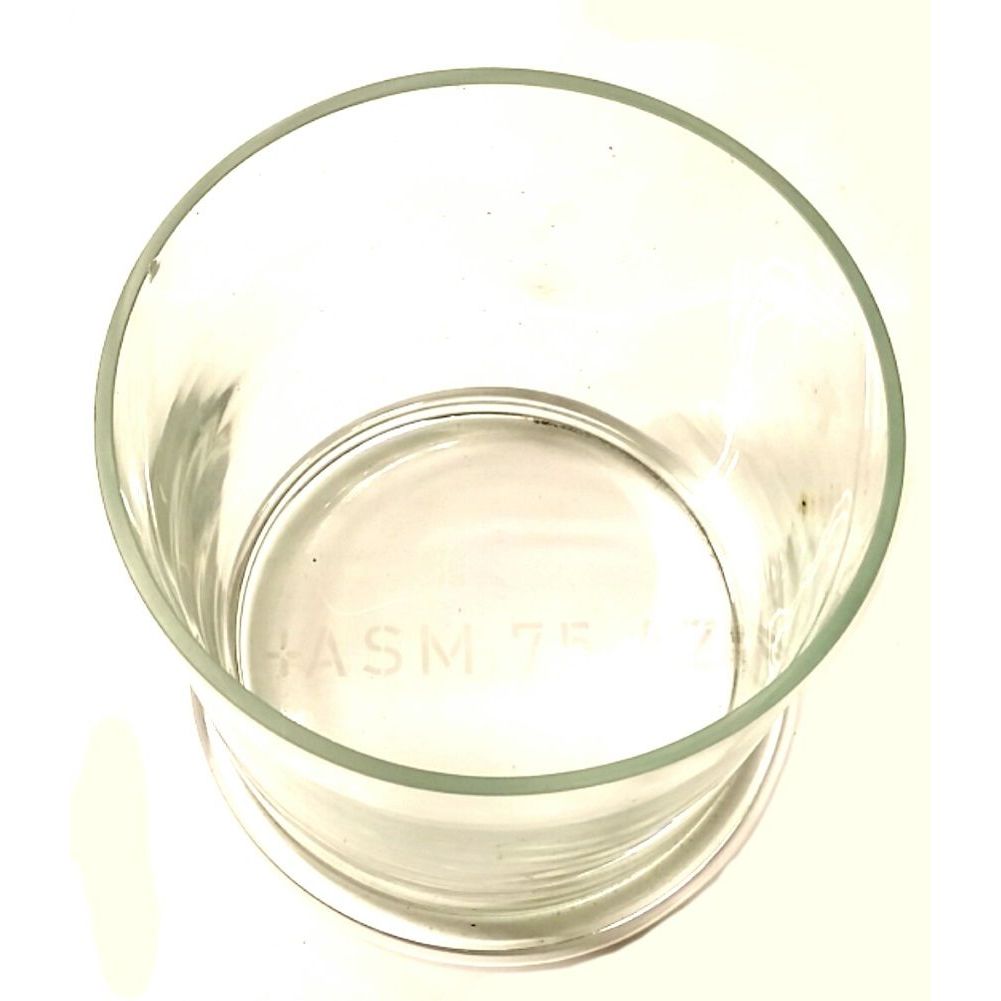 Schweizer Armee ASM Assistent Glaszylinder ohne Deckel mit Fuß Ø 14,5