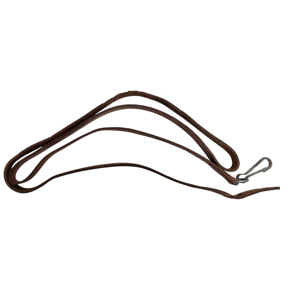 Lederriemen mit Karabiner Ledergurt Schweizer Armee 180cm